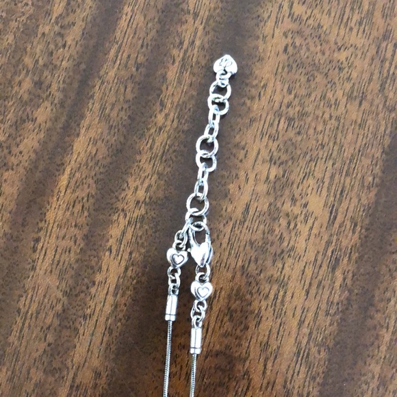 Brighton DIVINITY reversible rhinestone heart necklace - Picture 4 of 10